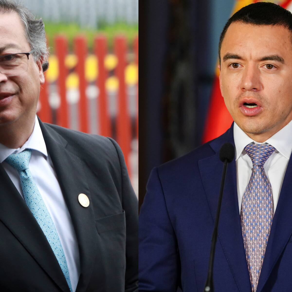 Petro asegura que el presidente de Ecuador, Daniel Noboa, está “entregándole la frontera a la mafia”