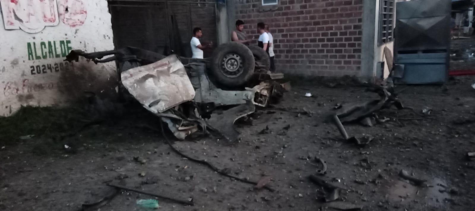 Carro Bomba en Puerto Remolino