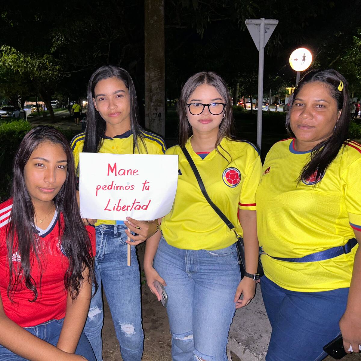 En Barranquilla familiares y allegados de Lucho Díaz pidieron por la libertad de su padre