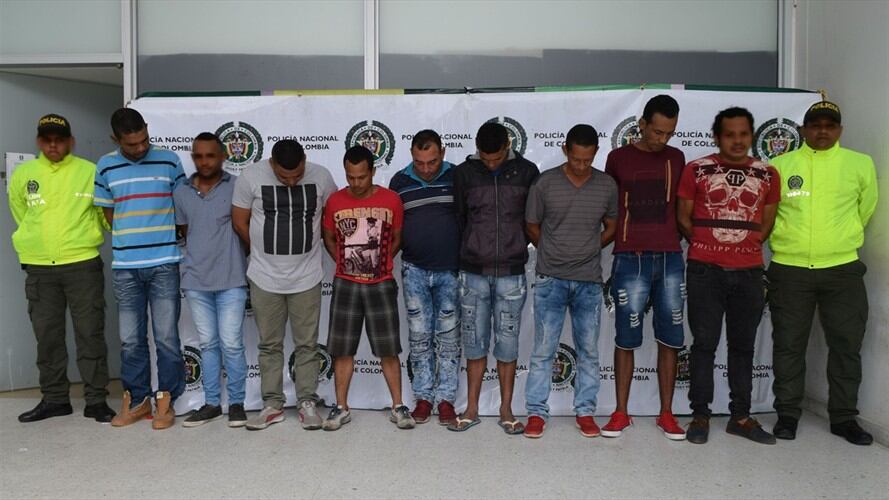 Se desarticuló un grupo de delincuencia común cuya actividad principal era el hurto de reses. Foto: Policía Atlántico