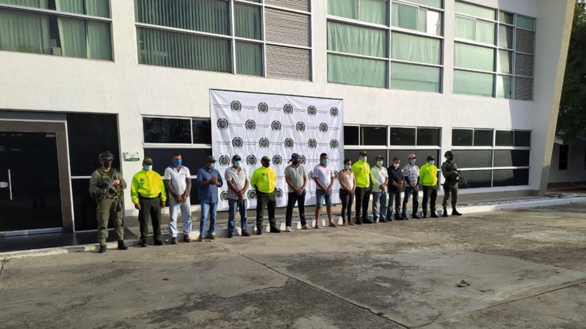 Agentes de Antinarcóticos y la DEA capturan a 9 personas en el Magdalena