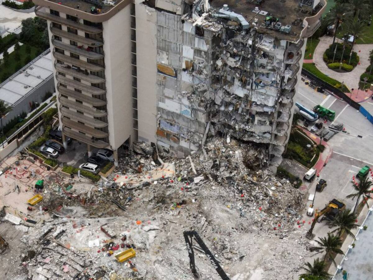 Rescatistas oyeron mujer bajo escombros en Miami pero no pudieron salvarla