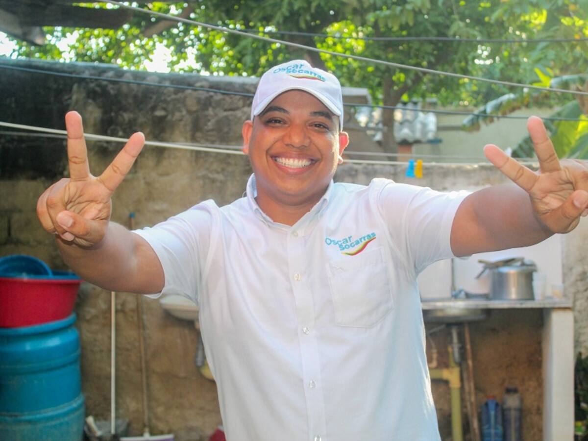 Óscar Socarras, el bayunquero que pretende ser edil de la localidad 2 de Cartagena