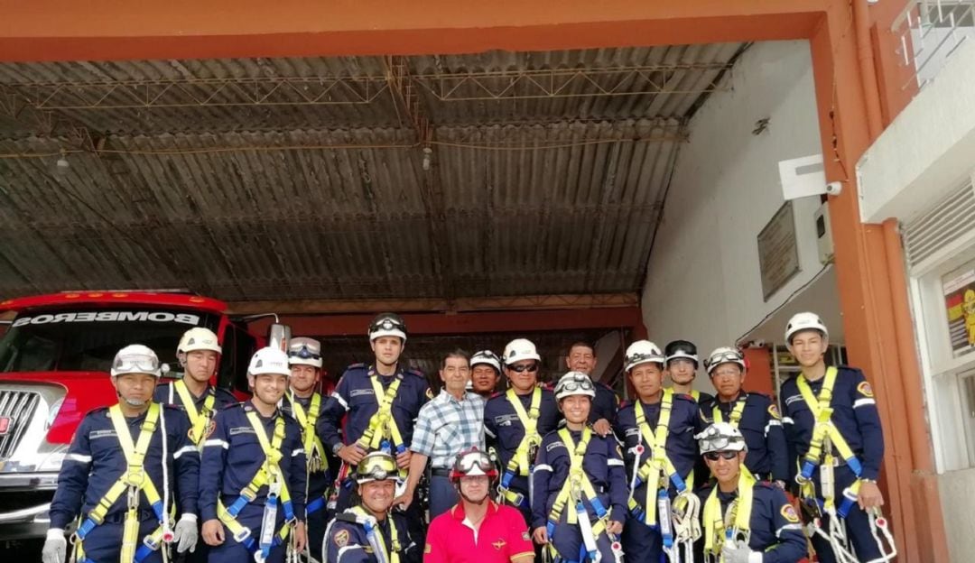 Bomberos del municipio de Riosucio, Caldas.