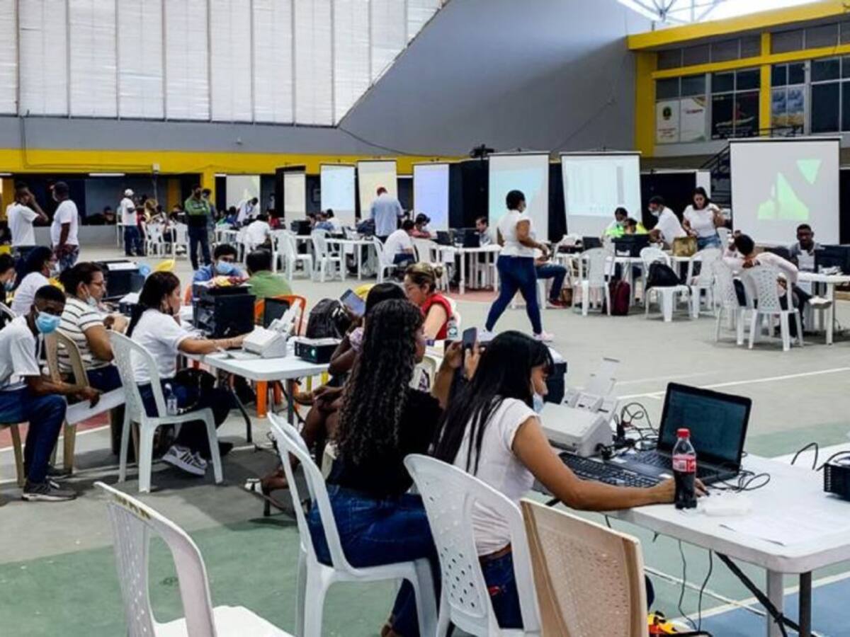 Realizaron simulacro de escrutinio para elecciones de congreso en Cartagena