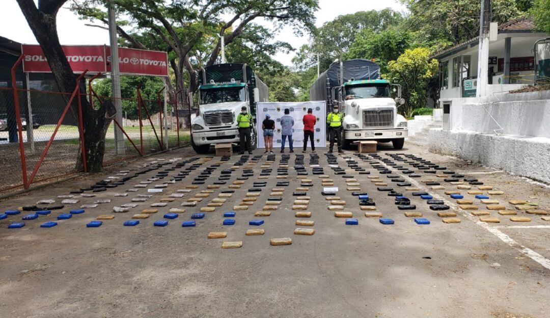 Marihuana incautada en vías de Caldas
