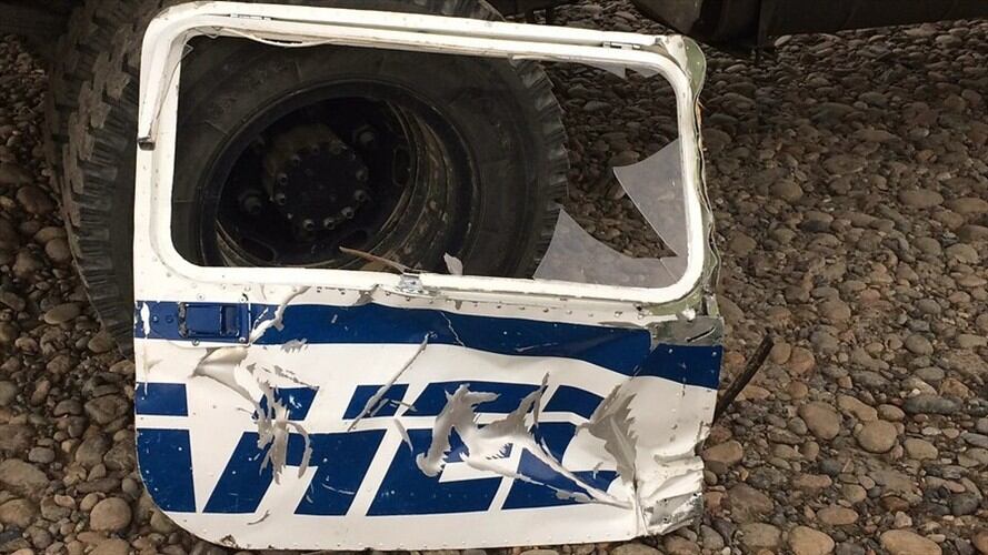 Autoridades realizan labores de identificación en la zona donde fue ubicada la avioneta siniestrada. Foto: Colprensa - Aeronáutica Civil