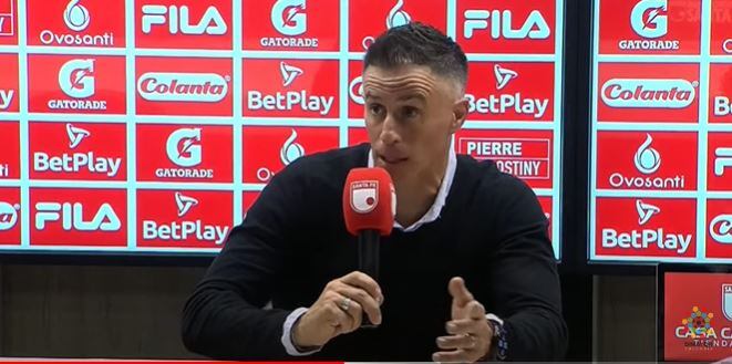 Pablo Peirano, entrenador de Independiente Santa Fe / Dimayor