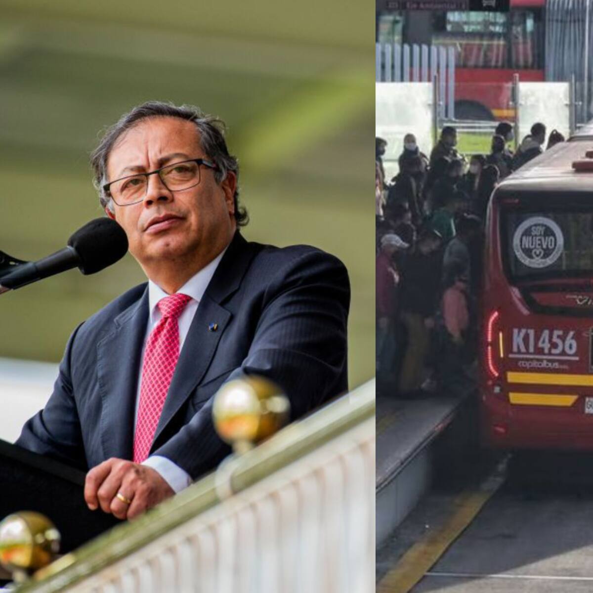 Petro desmiente falta de apoyo al Distrito ante incremento en tarifas de Transmilenio