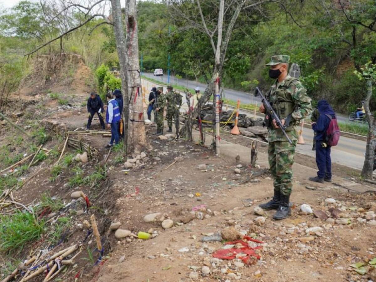 Ejército custodia lote en la 45 para que no sea invadido nuevamente