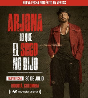 RICARDO ARJONA CONCIERTO EN BOGOTA 2 FECHA CORTESIS MIGUEL SANTACOLOMA