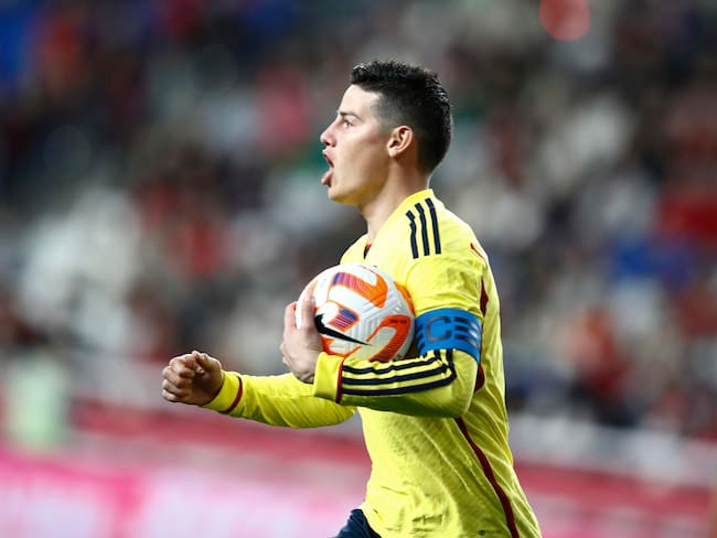 James Rodríguez festeja su gol ante Corea del Sur. EFE/JEON HEON-KYUN