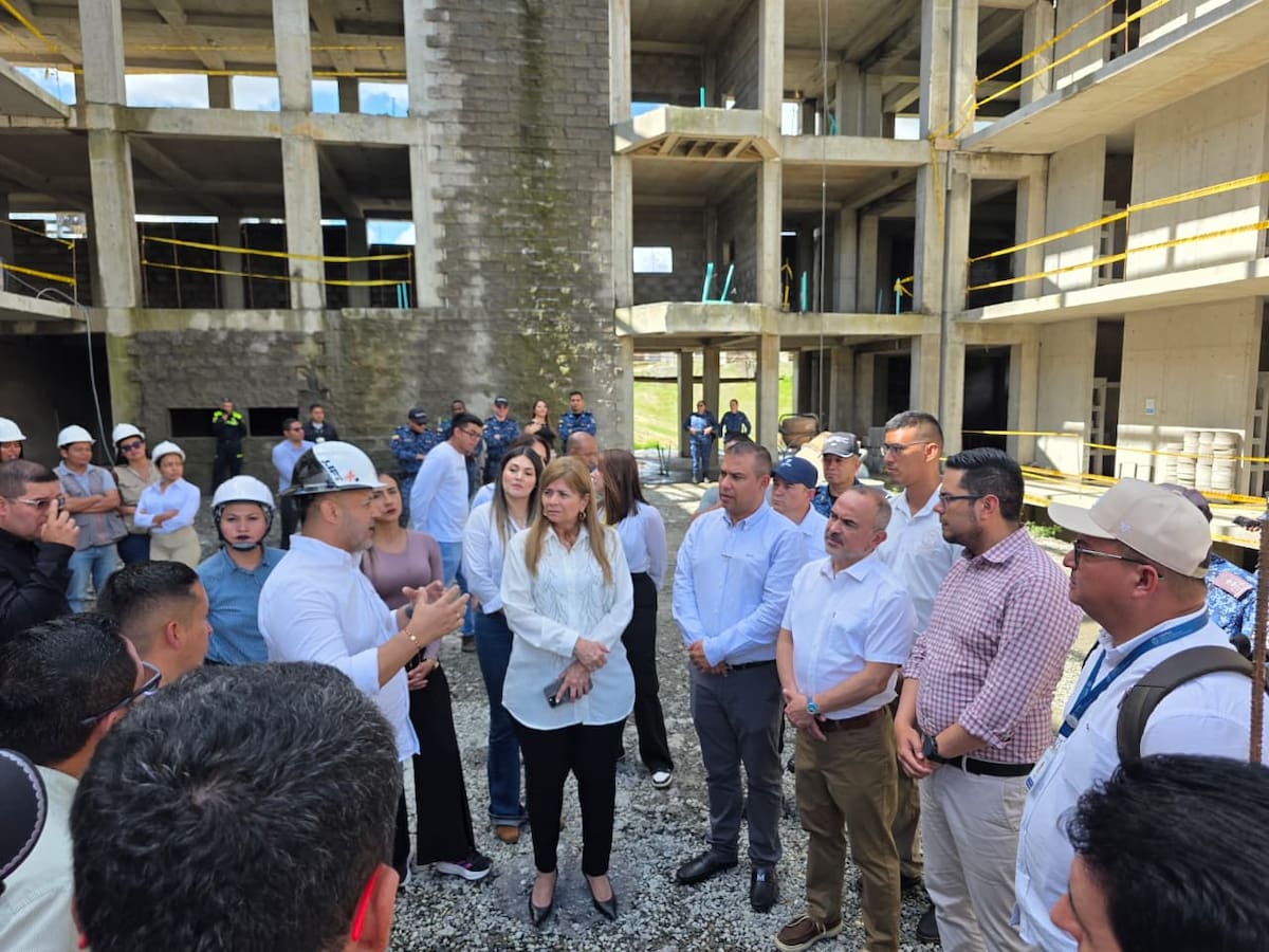 Avance de obra del nuevo pabellón de la cárcel de Calarcá, Quindío es del 65%