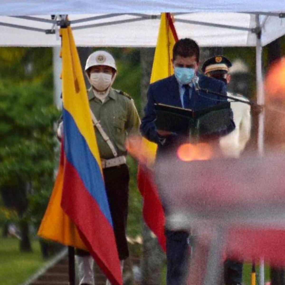 Autoridades realizaron homenaje a víctimas del coronavirus en Risaralda