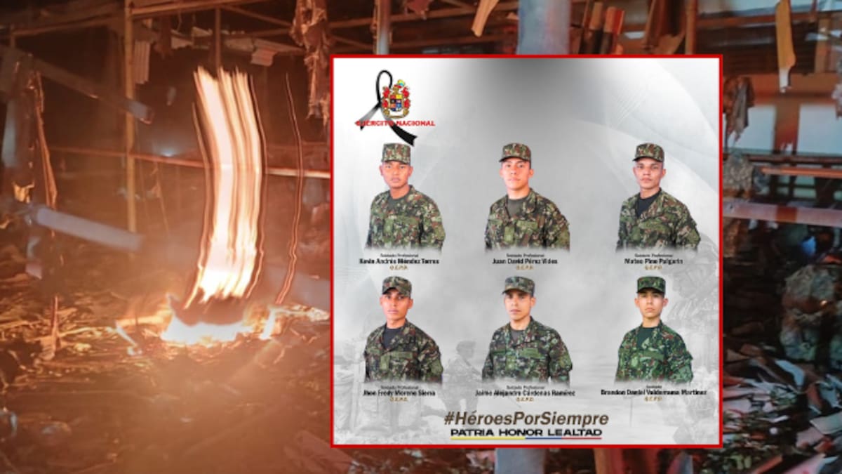 Atentado Aguachica, Cesar: Ellos son los seis soldados que fallecieron en la base militar