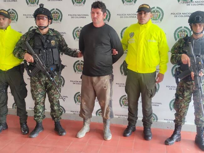 Capturaron a Pablo, líder del clan del golfo en Urrao