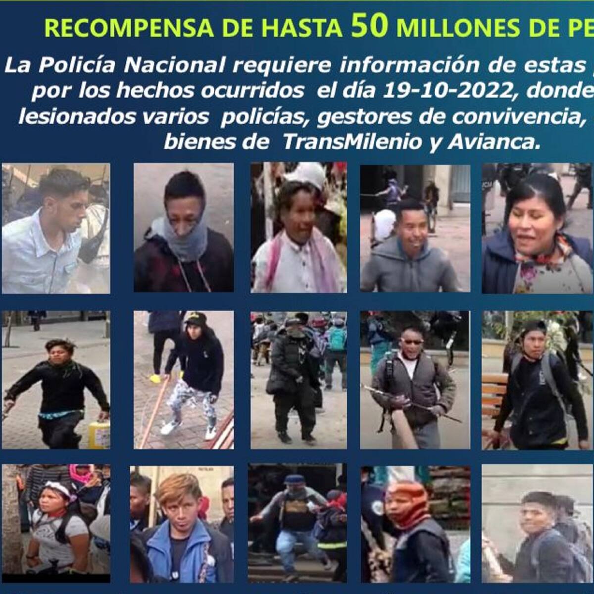 ¿A qué delitos se enfrentan presuntos agresores de policías en Bogotá?