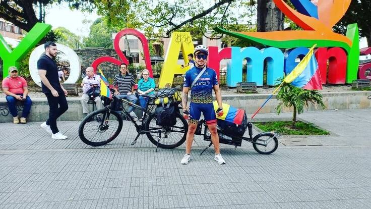 Ciclista Erik Vargas