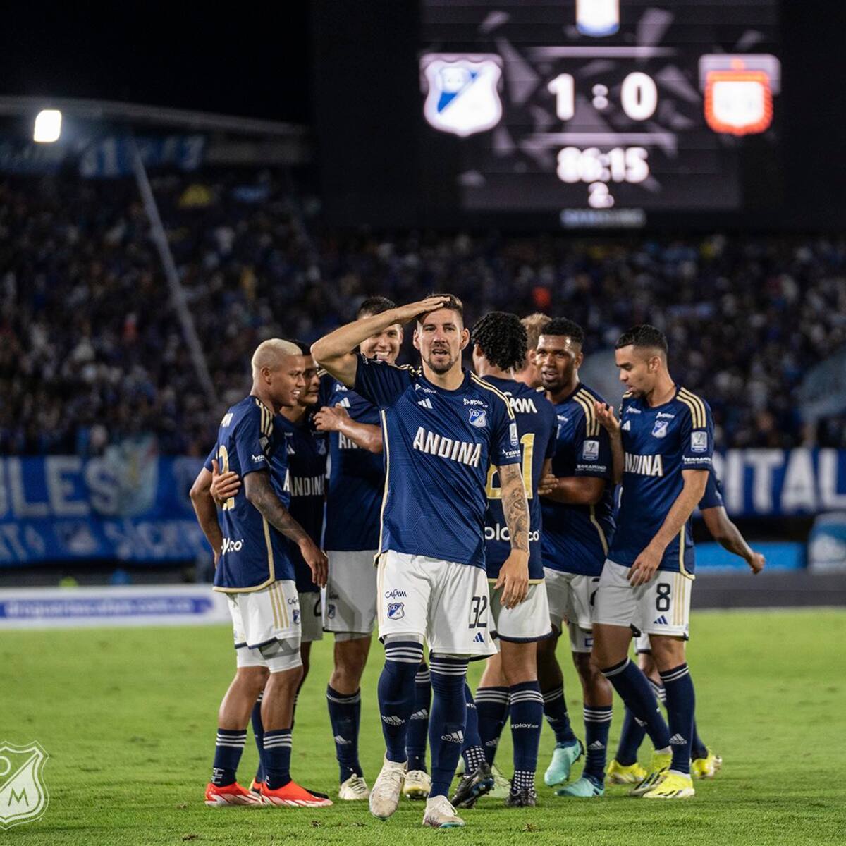 Millonarios y los equipos que repiten clasificación a los cuadrangulares de la Liga