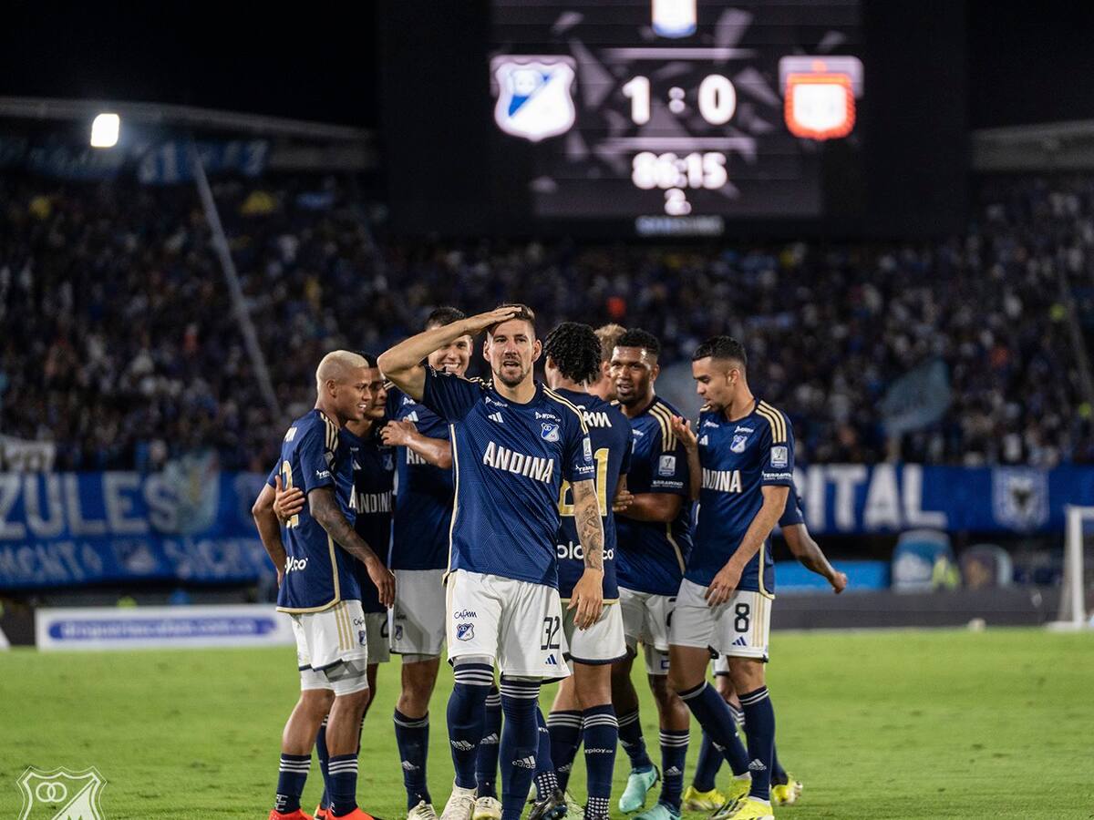 Millonarios y los equipos que repiten clasificación a los cuadrangulares de la Liga