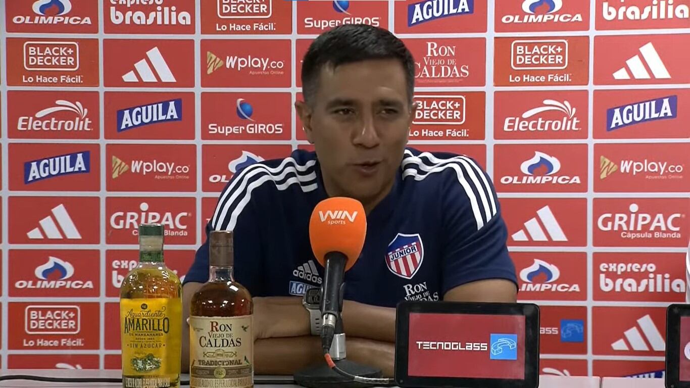 Primera victoria del equipo barranquillero / Captura de pantalla rueda de prensa