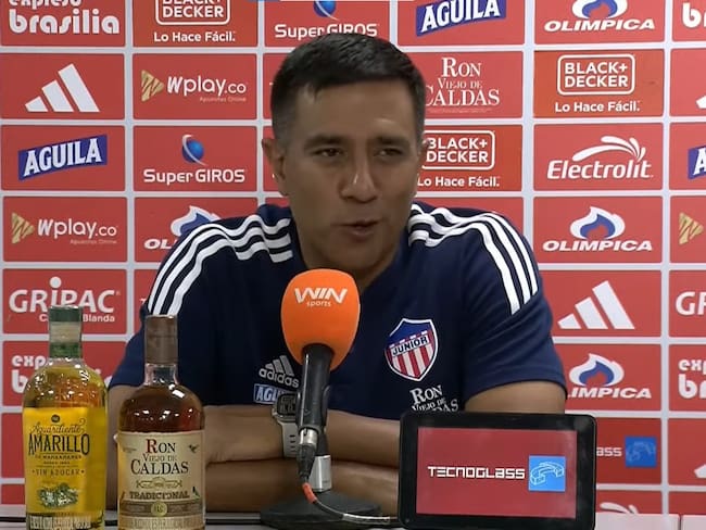 Primera victoria del equipo barranquillero / Captura de pantalla rueda de prensa