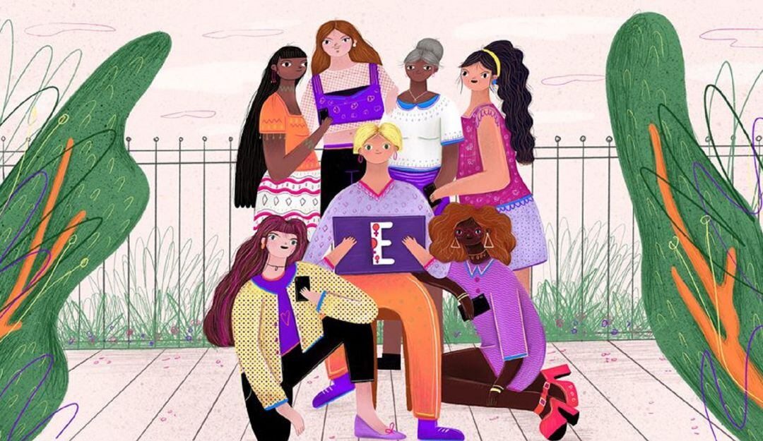 Mujeres comprometidas con la defensa de los derechos de las mujeres en Colombia