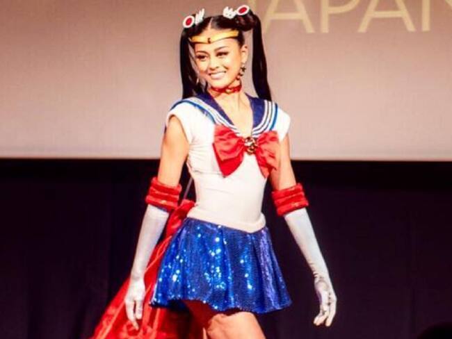 Miss Japón participó en evento de Miss Universo disfrazada de Sailor Moon