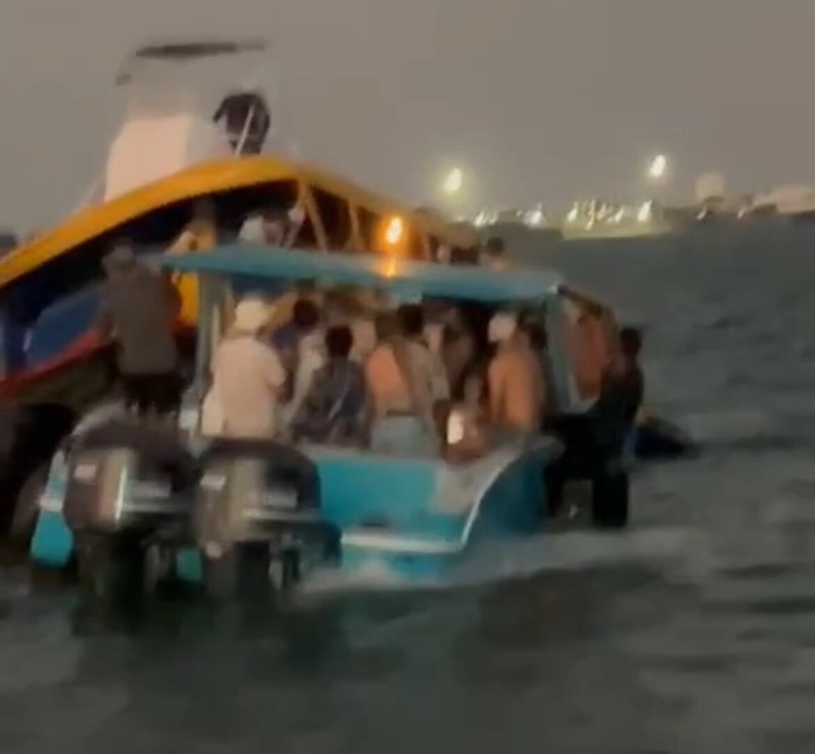 Embarcación turística se hundió en la bahía de Cartagena