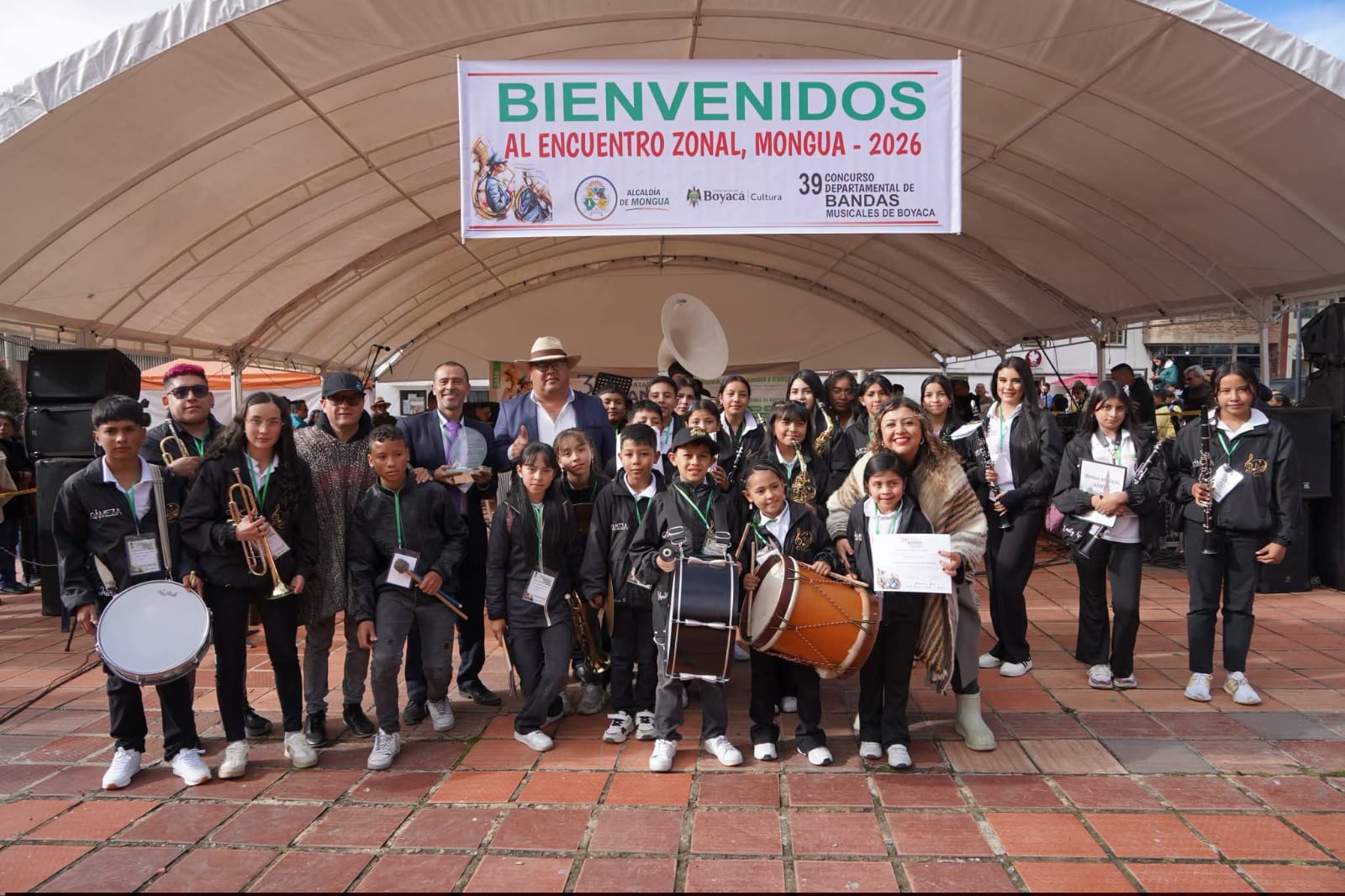 Para conocer a las bandas clasificadas a la Final Departamental, se realizaron zonales en todas las categorías / Foto: Secretaría de Cultura y Patrimonio de Boyacá.