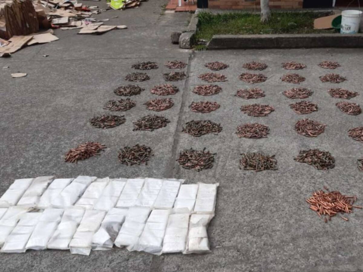En Guateque, Boyacá hallan más de 10.000 cartuchos para fusil 7.62