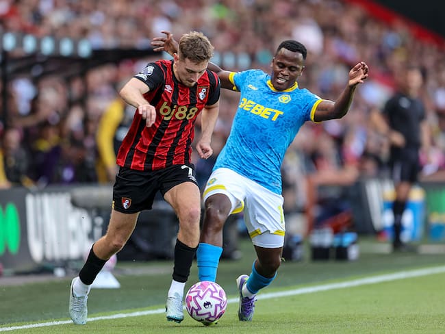 Jhon Arias disputando la Premier League con el Wolverhampton / Getty Images