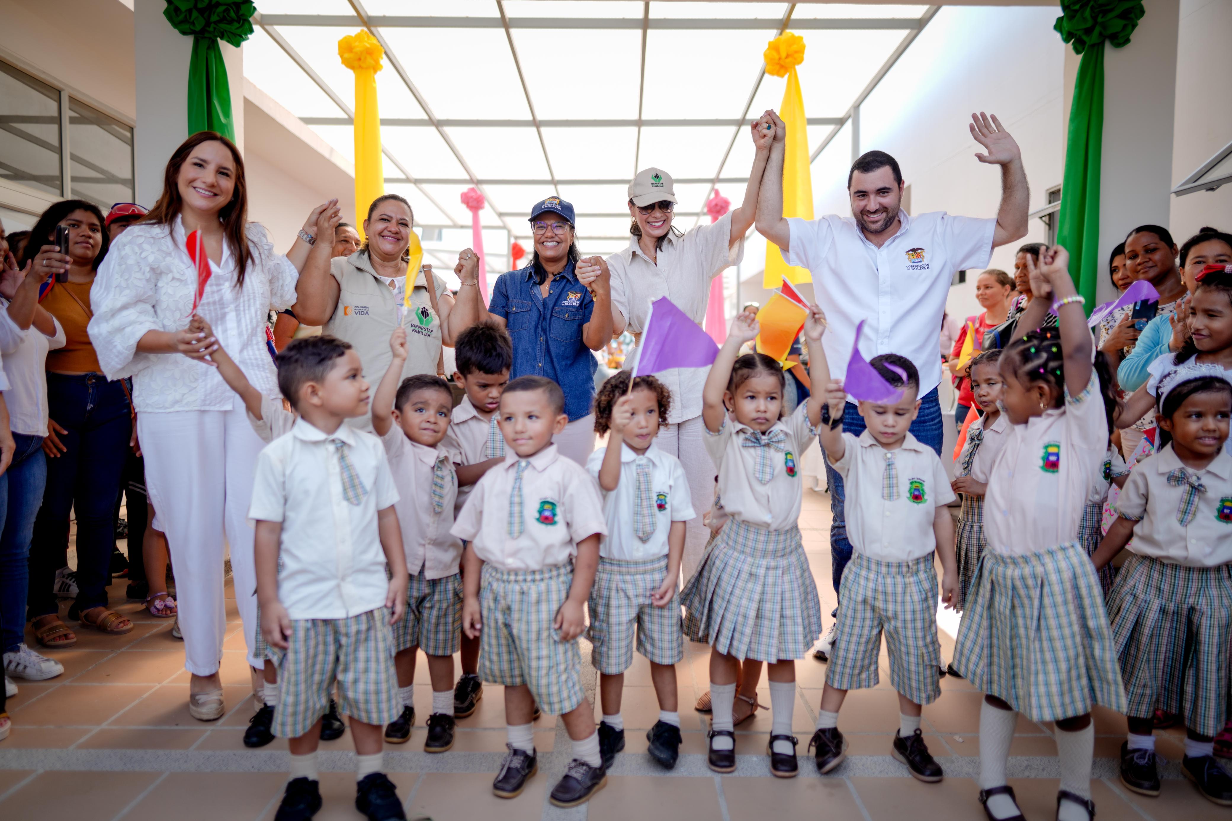 Magangué, quinto CDI entregado en Bolívar, beneficiando a más de 1.500 niños y niñas