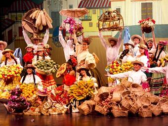 Muestra folclórica del legado Osorio Foto: Ballet de Colombia