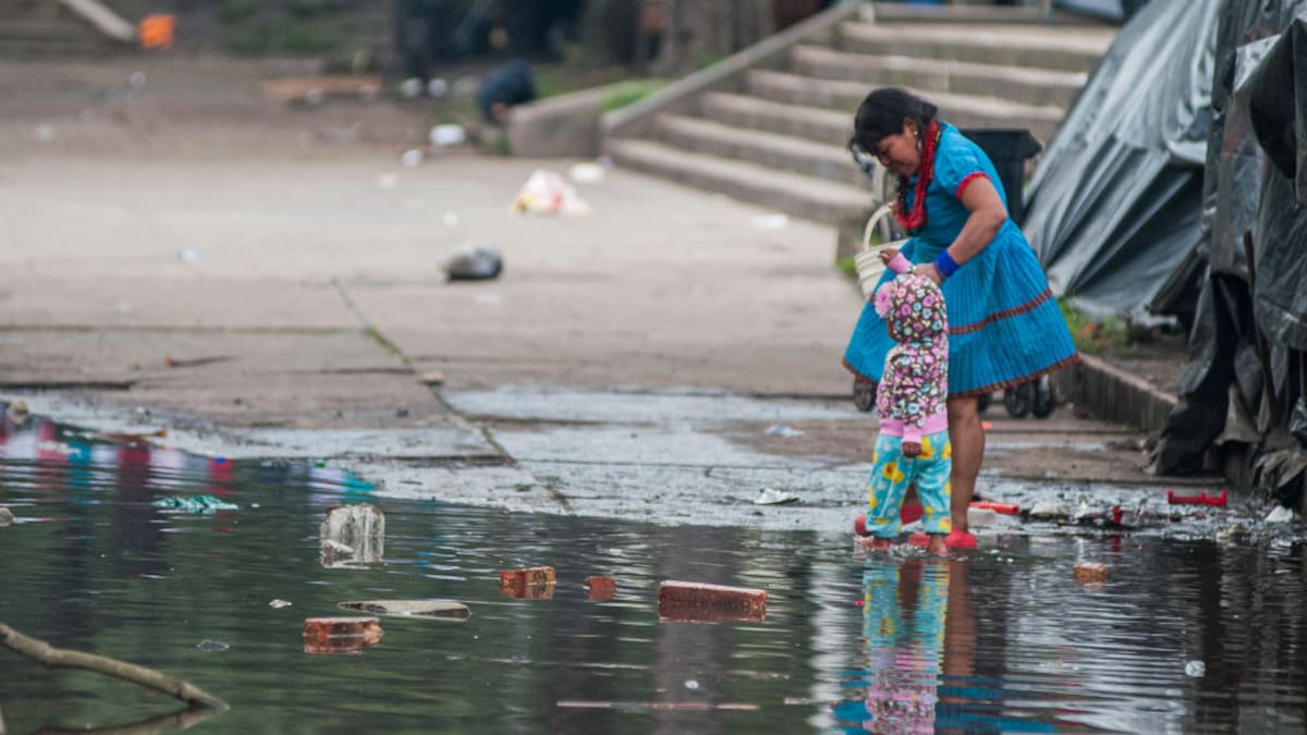 Este año 119 niños indígenas han sido rescatados por vulneración de sus derechos en Bogotá