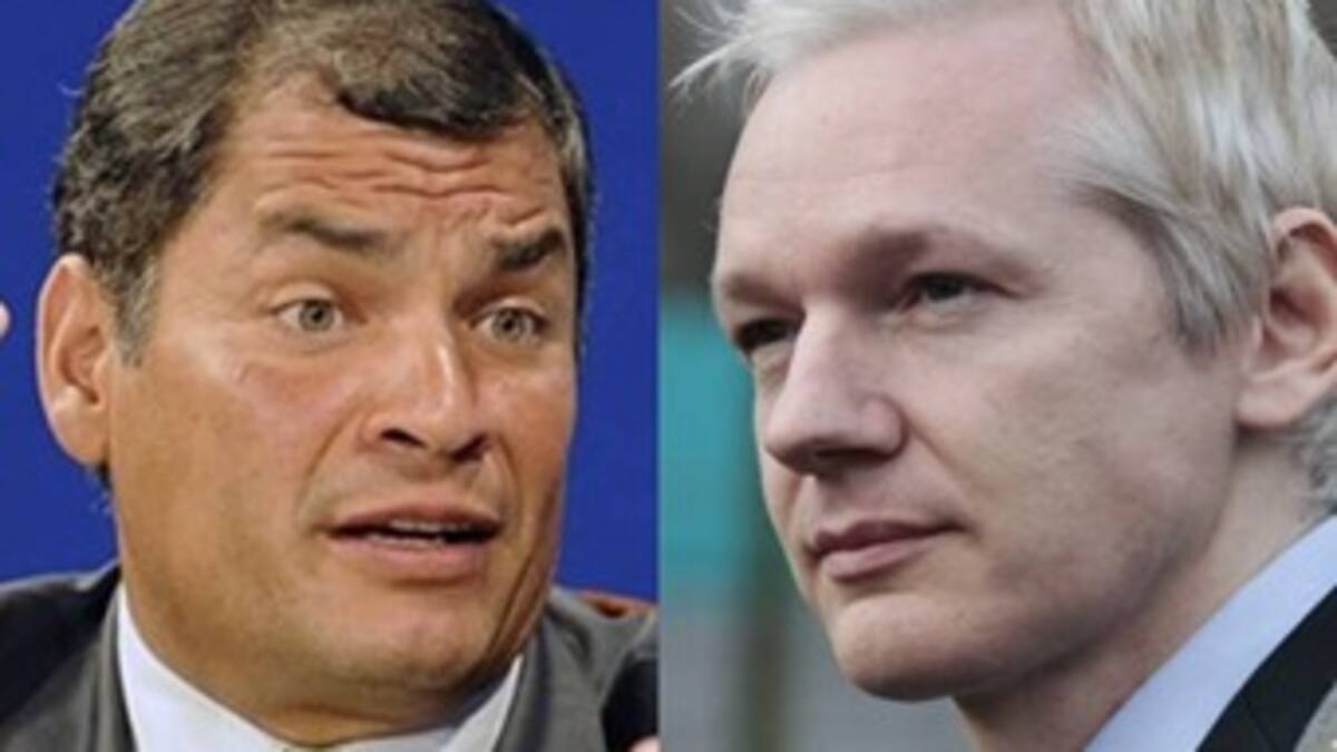 Correa dice que Ecuador 'está procesando el asilo solicitado' por el fundador de WikiLeaks
