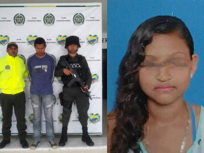 Foto capturado por homicidio y violacion de una niña en Sincelejo, cuartillas enviadas, foto /Policia