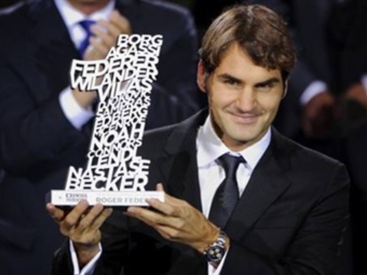 Nuevo récord para Roger Federer: 287 semanas como el número uno