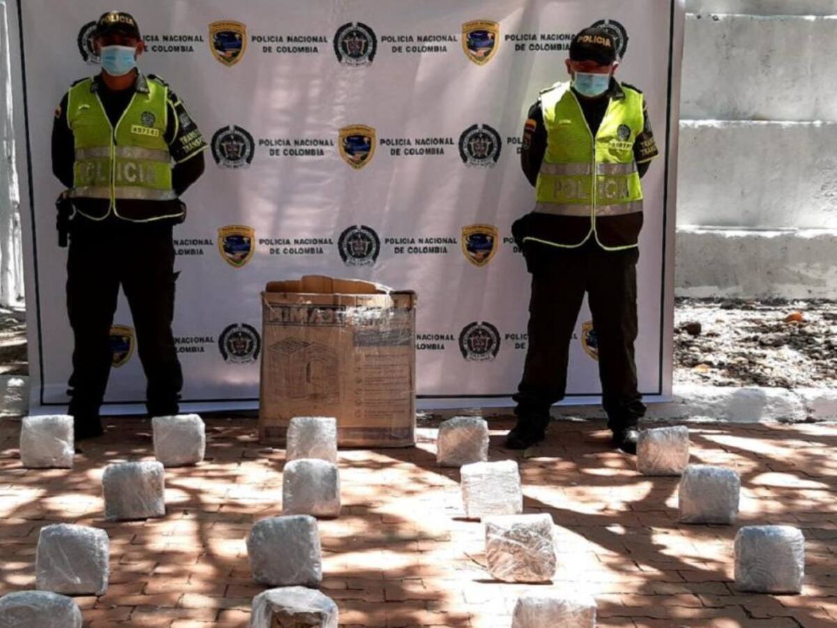 Decomisado cargamento de marihuana en vías de Caldas