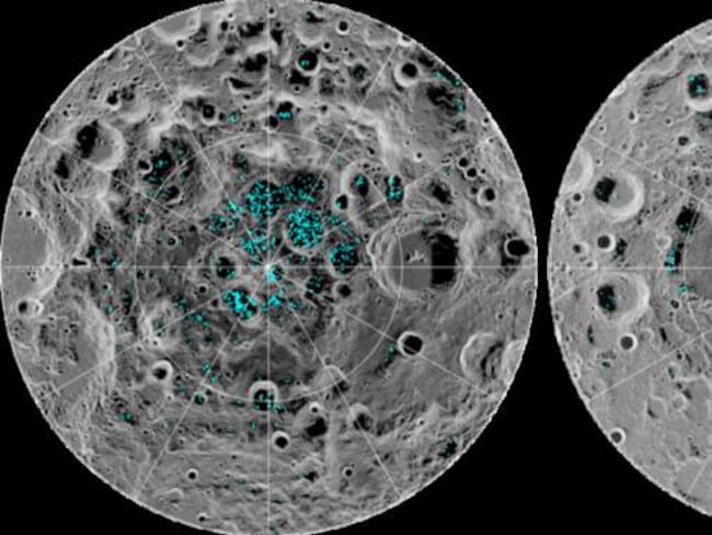 ¡Increible! Científicos descubrieron hielo en la Luna