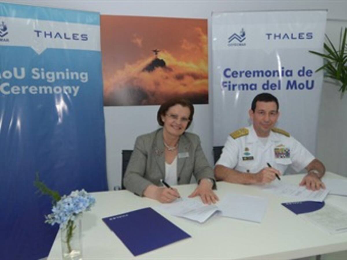 Cotecmar y Thales firman convenio de cooperación naval en Colombia