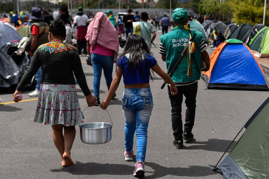 Indígenas Emberá. Foto: Colprensa.