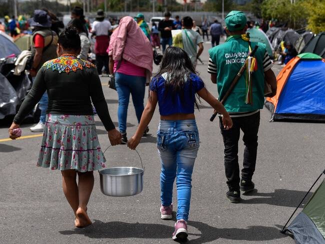 Indígenas Emberá. Foto: Colprensa.