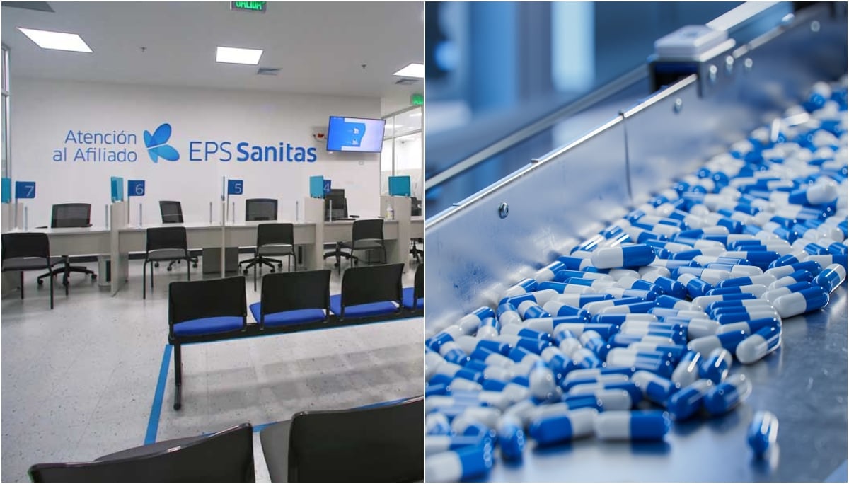 Fotos: Página oficial EPS Sanitas / Medicamentos de referencia Getty Images
