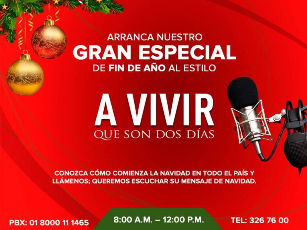 La Radio En Otro Tono arranca su gran especial de fin de año y les desea una Feliz Navidad