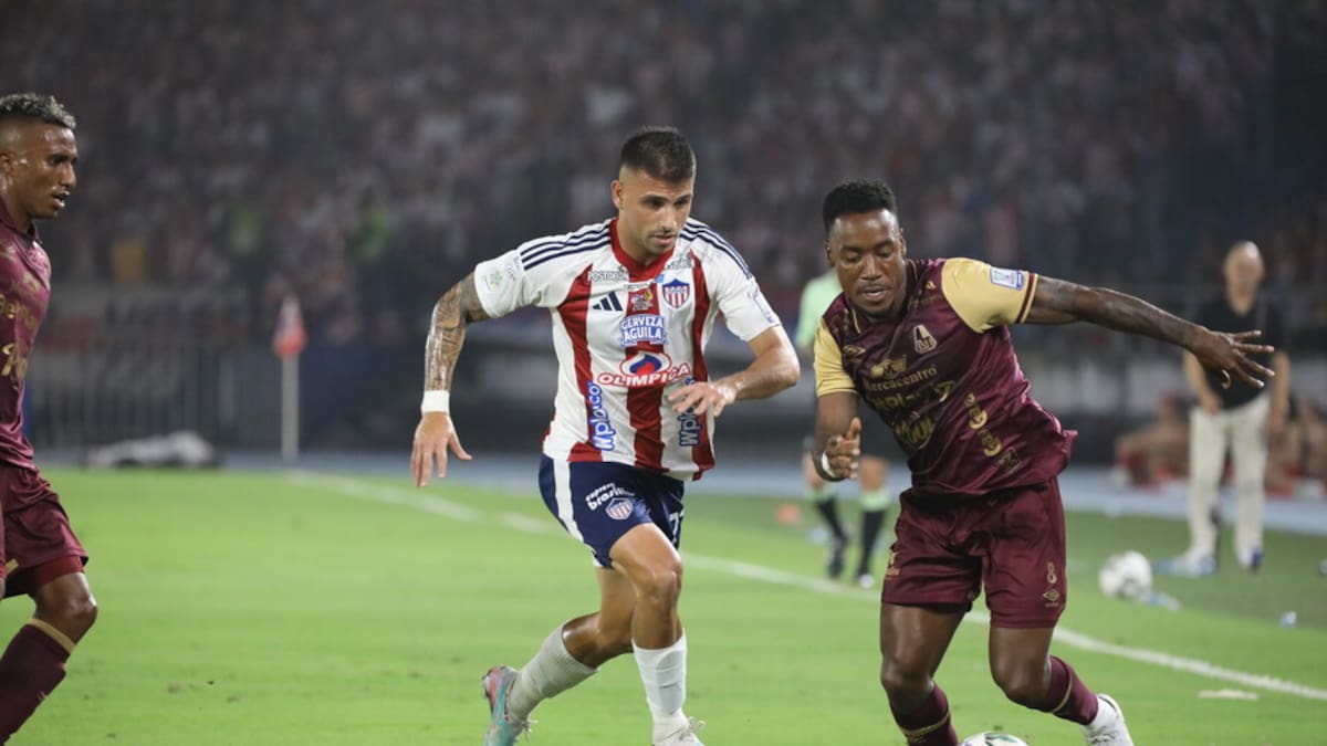 Posibles alineaciones titulares de Tolima y Junior para final vuelta de Liga colombiana