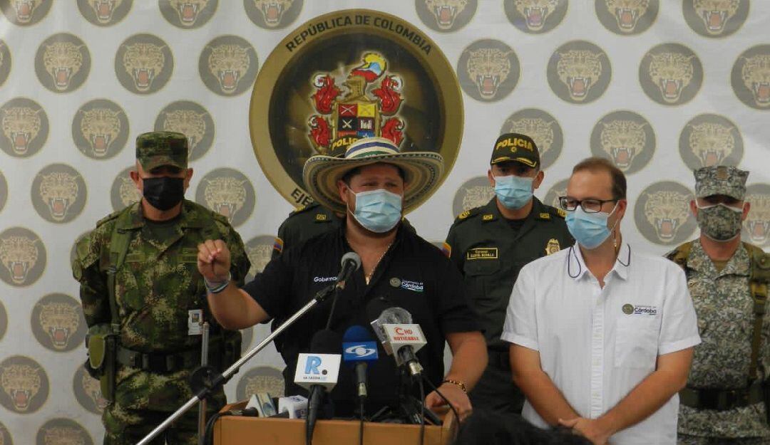 El gobernador Orlando Benítez ofreció recompensas.