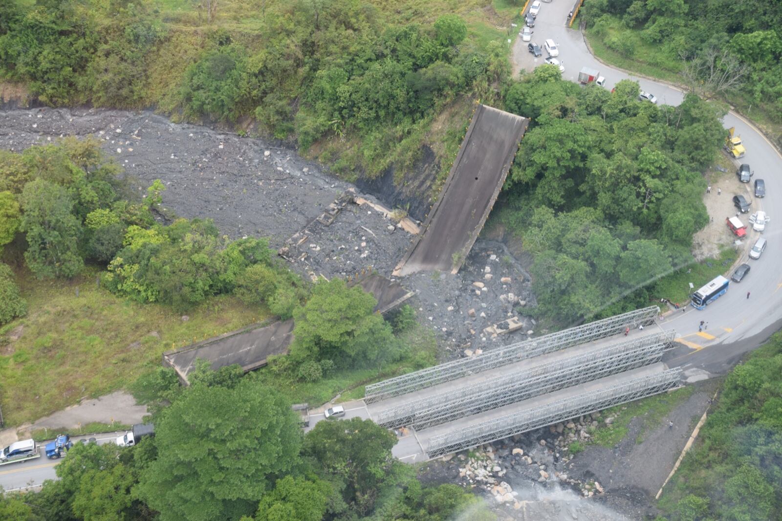 Ministerio de Transporte y entidades viales preparan medidas ante impacto de La Niña en corredores del país