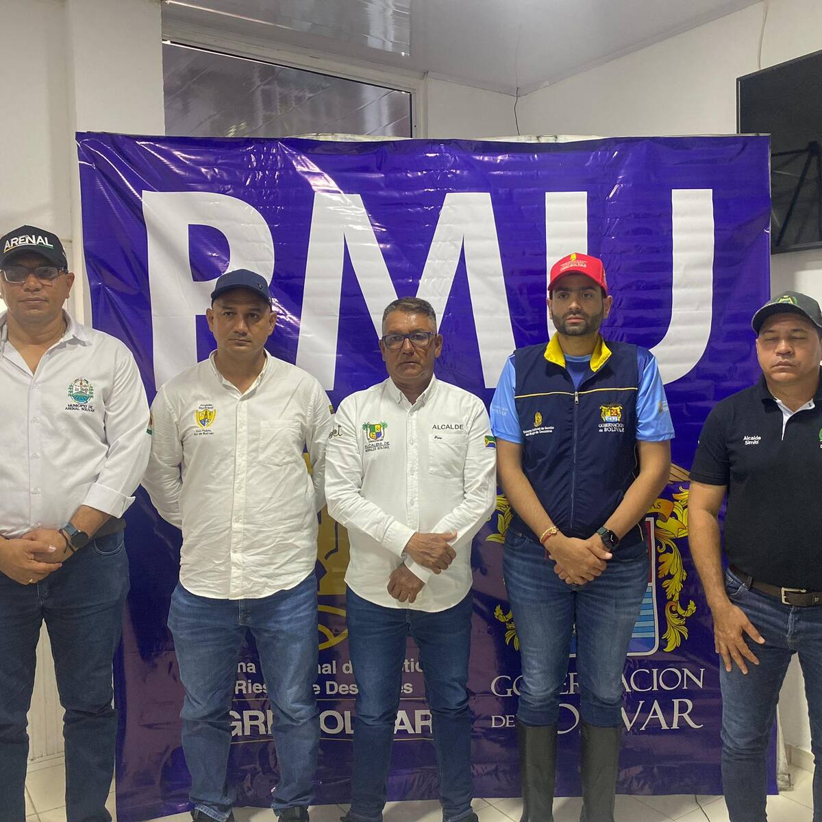 Instalaron PMU departamental para atender inundaciones en el sur de Bolívar