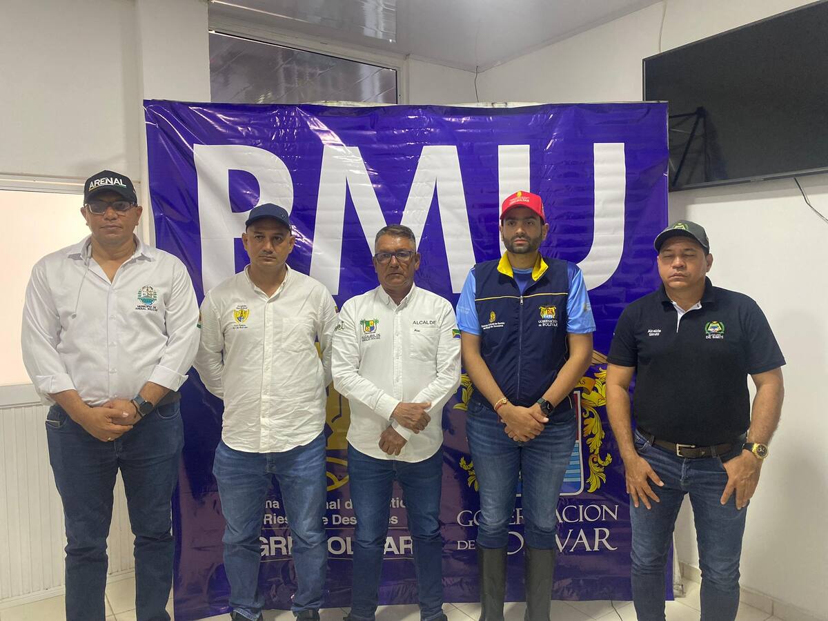 Instalaron PMU departamental para atender inundaciones en el sur de Bolívar
